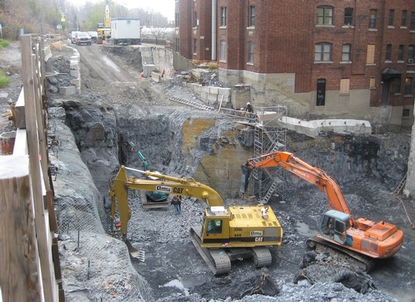 Projets d'excavation