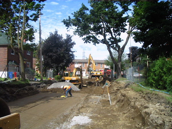 Projets d'excavation
