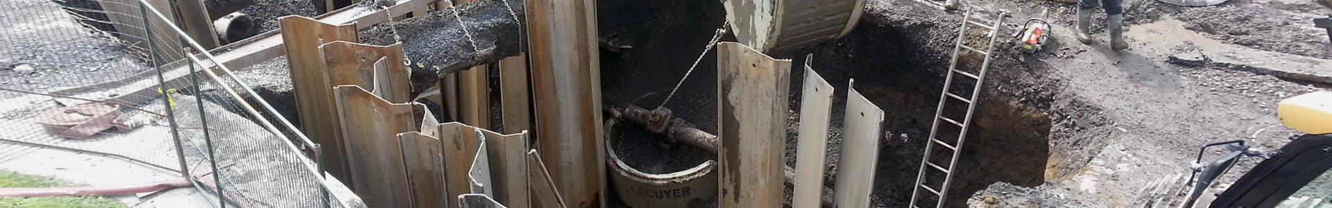Travaux d’égout et d’aqueduc